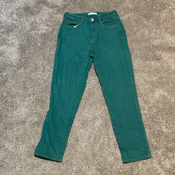PacSun Blue Marine Mom Jeans 👖 Size 26 - Picture 6 of 12